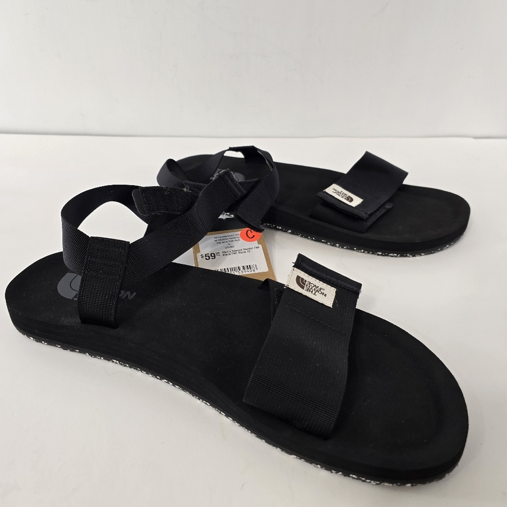 The North Face Skeena TNF Sandals Mens NEW NWT Sz 13 Black Lightweight Gorpcore - Picture 8 of 13